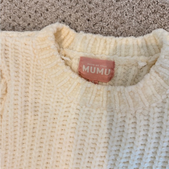 Show Me Your MuMu Cream Long Sleeve Dress - Picture 4 of 8